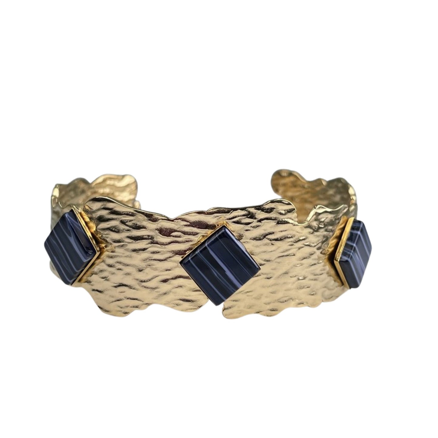 Brazalete Piedras Azul Marino