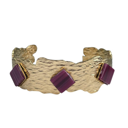 Brazalete Piedras Fucsia